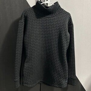 NEW BALANCE Black‎ Heatloft Funnel Neck Tunic Women's Size XS